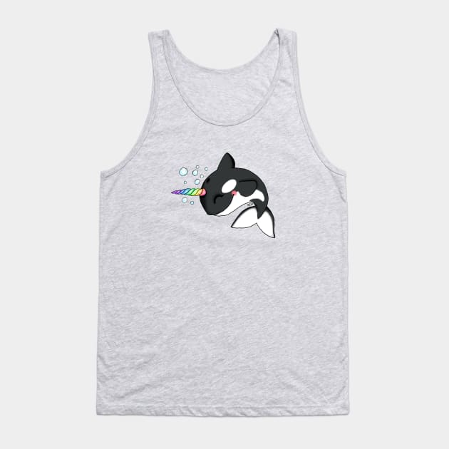 Orca Narwhal Tank Top by ruthimagination